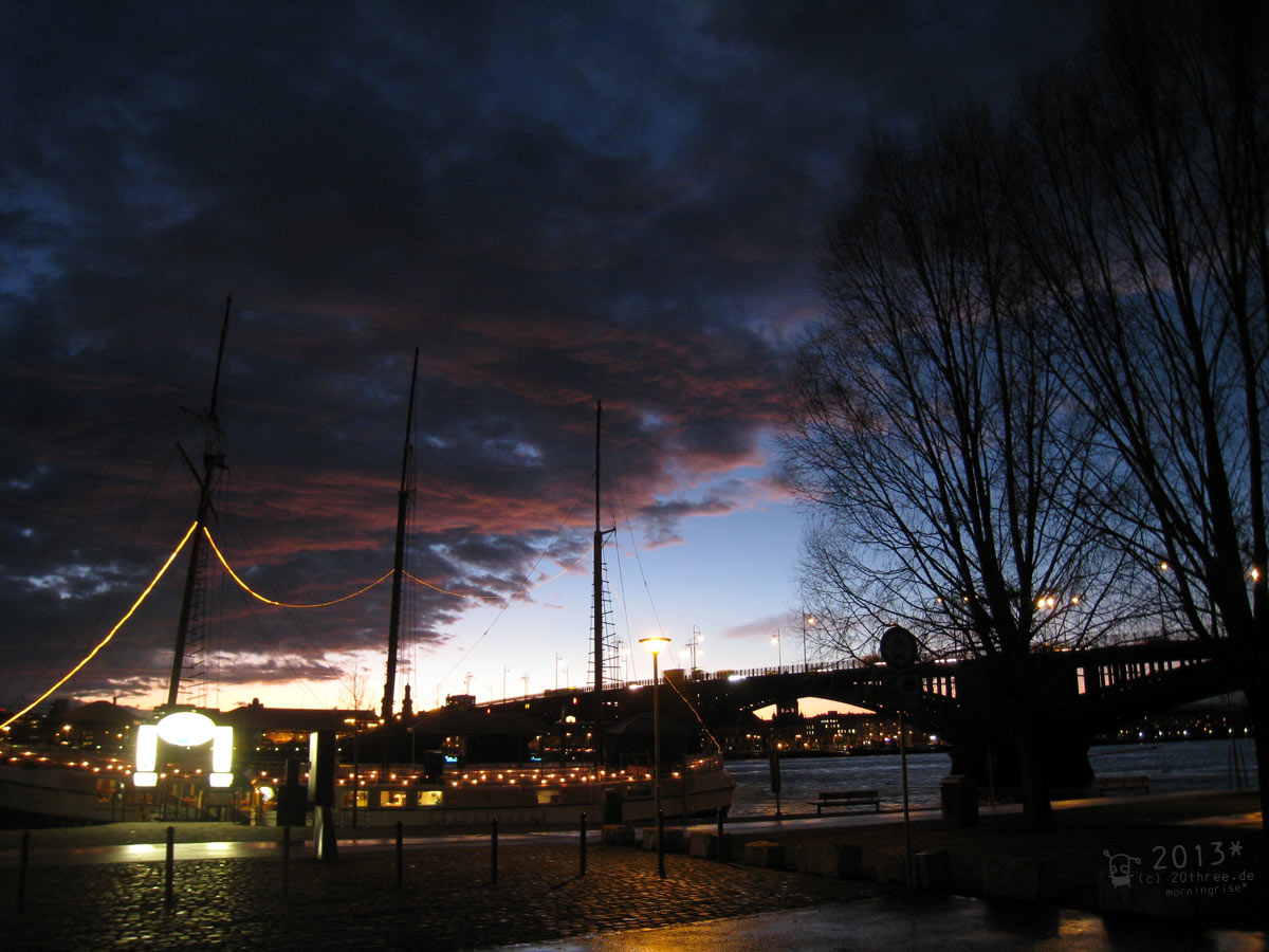 Wolkenabend