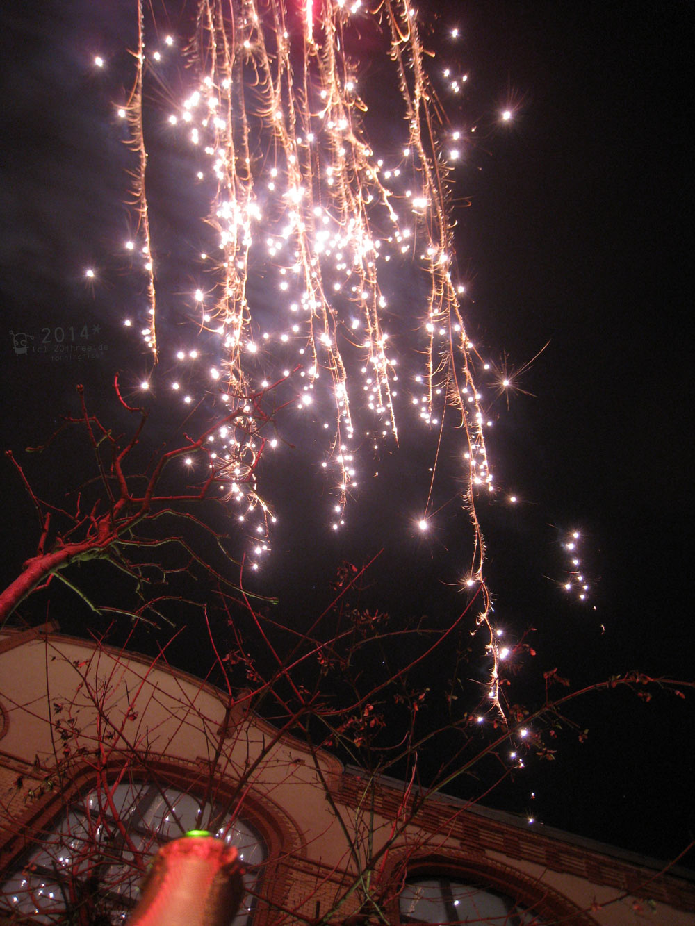 Feuerwerk . Kulturpalast Terrasse . 20three.de