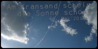 Kransand . 16. Mai 2014