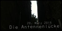 Die Antennenl&uuml;cke . Mainz-Koszheim . 20. M&auml;rz 2015 . 18.29 Uhr 