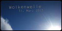 Wolkenwelle . Reduit . Mainz-Kastel . 31. M&auml;rz 2015 . 15.47 Uhr 